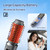 2 in 1 Cordless Hair Curler & Straightener Brush – Rechargeable Electric Styling Brush for Smooth Hair & Effortless Waves