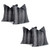 Texture Plush Single Side Cushion Covers - 4 Packs