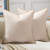 Faux Linen Blank Pressing Cushion Covers - 4 Packs