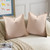 Faux Linen Blank Pressing Cushion Covers - 4 Packs