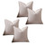Faux Linen Blank Pressing Cushion Covers - 4 Packs
