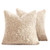 Teddy Fleece Cushion Covers - 2 Packs