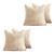 Teddy Fleece Cushion Covers - 4 Packs