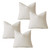 Loop Yarn Fabric Cushion Covers - 4 Packs