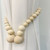 Wooden Magnetic Curtain Bead Holdbacks - Decorative Tiebacks Version 1