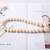 Wooden Magnetic Curtain Bead Holdbacks - Decorative Tiebacks Version 1