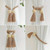 Wooden Magnetic Curtain Bead Holdbacks - Decorative Tiebacks  Version 3 - 4 Packs