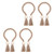 Wooden Magnetic Curtain Bead Holdbacks - Decorative Tiebacks  Version 3 - 4 Packs
