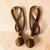 Decorative Braided Cord Curtain Tiebacks - Stylish Rope Curtain Holders - 2 Packs