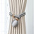 Decorative Braided Cord Curtain Tiebacks - Stylish Rope Curtain Holders - 4 Packs