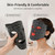 Rechargeable 4-Ear LED Light Therapy Face Mask – Infrared Facial Skincare Device for Skin Rejuvenation & Acne Care - Version 2