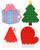 Christmas Pop It Fidget Toy Set – Silicone Sensory Push Bubble Toys for Kids