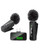 3-in-1 Wireless Lavalier Microphone – Mini Clip-On Mic for iPhone, Android & Camera Recording