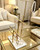 Golden Jewelry Stand Tower – Multi-Tier Necklace & Bracelet Organiser for Vanity Storage