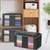 90L Large Storage Bags 4-Pack - Breathable Non-Woven Foldable Bag with Reinforced Handles for Home & Dorm Storage