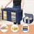90L Large Storage Bags 4-Pack - Breathable Non-Woven Foldable Bag with Reinforced Handles for Home & Dorm Storage