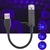 Mini LED Star Projector Lamp – USB Powered Rotating Night Light for Home, Car & Parties