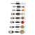 Magnetic Measuring Spoons Set of 8 