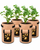 4 Pack Potato Grow Bags - Planting Pots with Handles for Vegetables Garden Growing