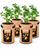 4 Pack Potato Grow Bags - Planting Pots with Handles for Garden