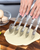 5 Wheel Pastry Dough Cutter Adjustable Stainless Steel Roller