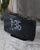 Digital Curve LED Projector Alarm Clock - Black with White Light