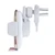 Wireless Car Charger 15W Qi Fast Charging Auto Clamping Phone Mount - White