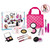 Pretend Makeup Kit for Girls - Kids Pretend Play Cosmetic Set - Polka Dot