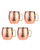 Moscow Mule Copper Mugs 550ml - Hammered Cocktail Cups - 4 Pack