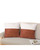 Vegan Leather Throw Pillow Covers, Premium Soft Faux Leather 45x45cm Square Cushion Cases with Hidden Zipper - 2 Pack