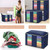 90L Large Storage Bags 4-Pack - Breathable Non-Woven Foldable Bag with Reinforced Handles for Home & Dorm Storage