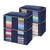 90L Large Storage Bags 4-Pack - Breathable Non-Woven Foldable Bag with Reinforced Handles for Home & Dorm Storage