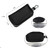 Car Key case, Genuine Leather  Holder, Metal Hook and Keyring Zipper Bag for Remote Key