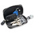 Car Key case, Genuine Leather  Holder, Metal Hook and Keyring Zipper Bag for Remote Key