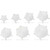 Silicone Stretchable Lids - Reusable Food Storage Covers Airtight Seal - 6 Pcs