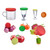 Reusable Silicone Food Seal Covers Set of 4 - Stretch Lids in 4 Sizes 