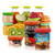 Reusable Silicone Food Seal Covers Set of 4 - Stretch Lids in 4 Sizes 