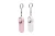 130dB Personal Alarm Keychain 2 Pack - Compact Self-Defense Siren with LED Light