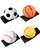 Sports Design Bouncy Ball with Wrist Strap – 6cm PU Reaction & Play Ball