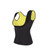 Women's Premium Workout Tank Top Slimming Polymer Sauna Vest- Black & Yellow