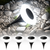 Solar Ground Light 4 Pack – Outdoor Waterproof LED Landscape Lighting 
