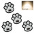 Dog Paw Solar Light – Decorative Outdoor Solar Lamp – Cute & Energy-Efficient Garden Lighting- 2 pack
