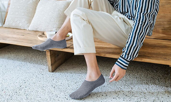 No Show Socks Mens 6 Pair Cotton Thin Non Slip Low Cut Men Invisible Socks No Show Socks Mens 6 Pair Cotton Thin Non Slip Low Cut Men Invisible Socks