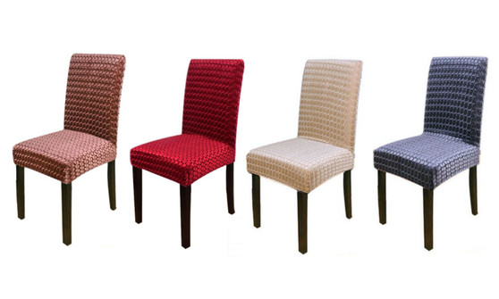 Dining Chair Seat Covers Stretchable Slipcover Washable - Set of 4