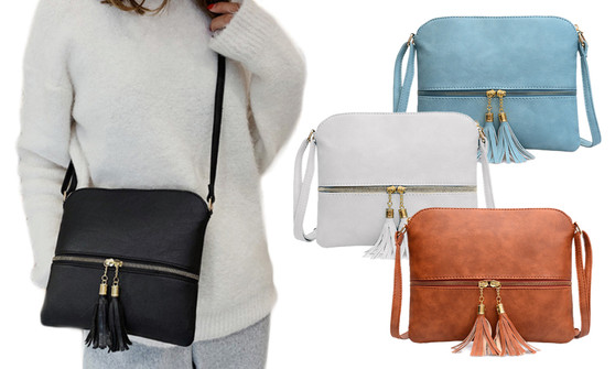 ICB Tassel Charm Crossbody Purse ICB Tassel Charm Crossbody Purse