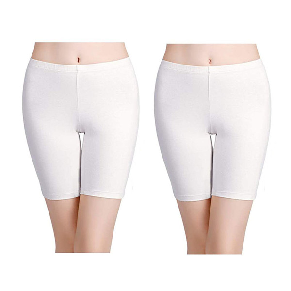 Anti Chaffing Shorts - 2 Pack - Comfortable Seamless Smooth Slip Shorts for Under Dresses