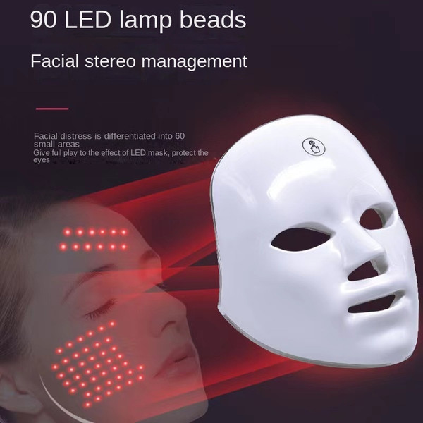 7 Colours LED Facial Skin Care Mask