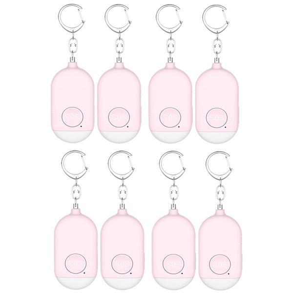 Personal Safety Alarm Rechargeable with Flashlight - Version 2 - pack of 8