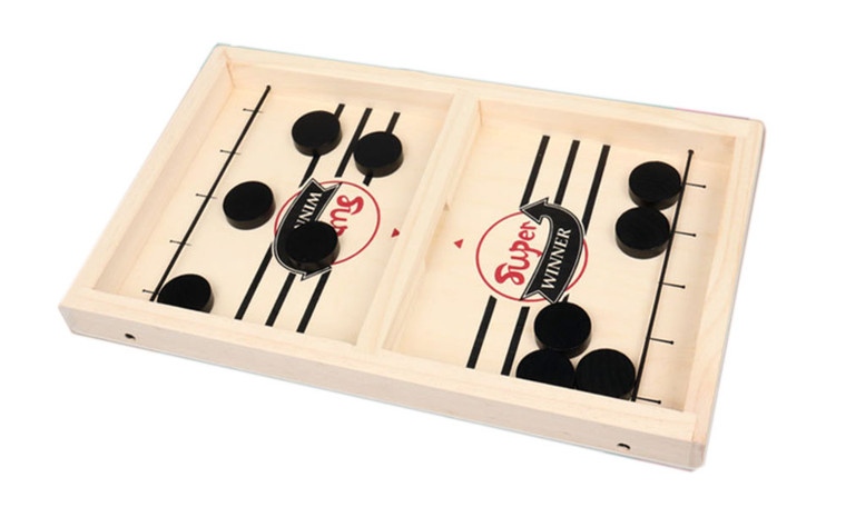 Fast Sling Puck Game Paced, Tin Fence Table Desktop Battle