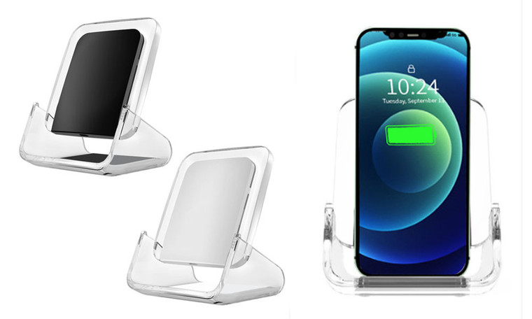 Led Wireless Charging Stand Compatible for iPhone and Smartphone
